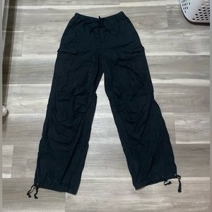 Black Parachute Pants
